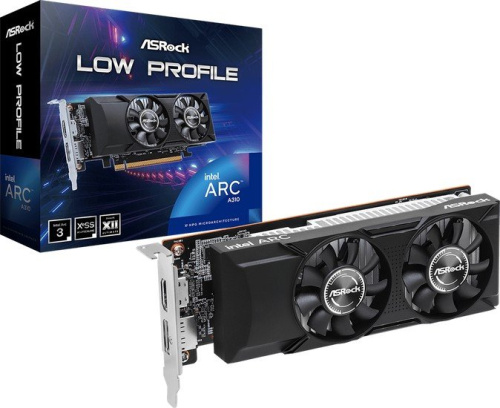 Видеокарта ASRock Intel ARC A310 Low Profile 4GB A310 LP 4G фото 4