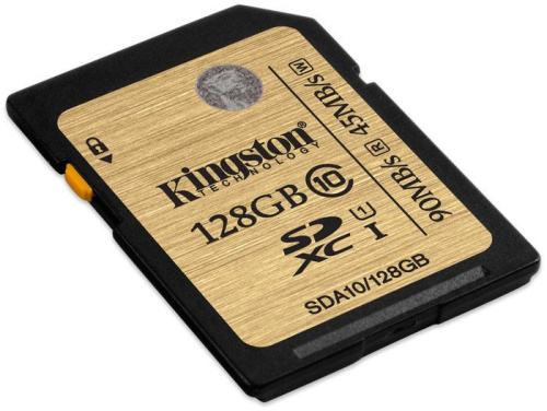 Карта памяти Kingston SDHC Ultimate UHS-I U1 (Class 10) 128GB (SDA10/128GB) фото 4