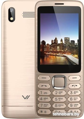Мобильный телефон Vertex D570 (золотистый) фото 3