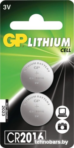 Батарейки GP Lithium CR2016 2 шт. фото 3