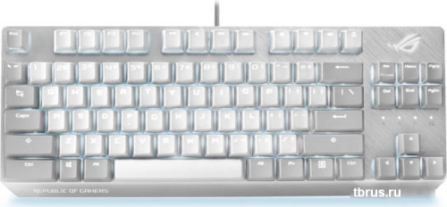 Клавиатура ASUS ROG Strix Scope NX TKL (NX RED switches, белый/серый) фото 3