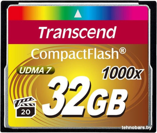 Карта памяти Transcend 1000x CompactFlash Ultimate 32GB (TS32GCF1000) фото 3