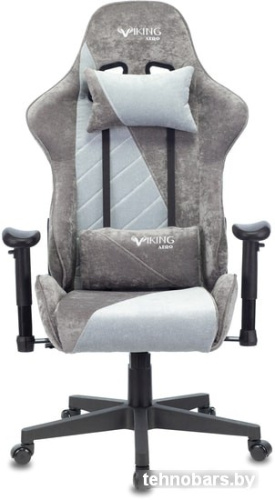 Кресло Бюрократ VIKING X Fabric (серый/серо-голубой) фото 4