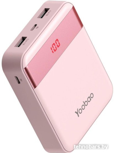 Портативное зарядное устройство Yoobao M4 Pro (розовый) фото 3