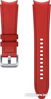 Ремешок Samsung Hybrid Leather для Samsung Galaxy Watch4 (20 мм, M/L, красный)
