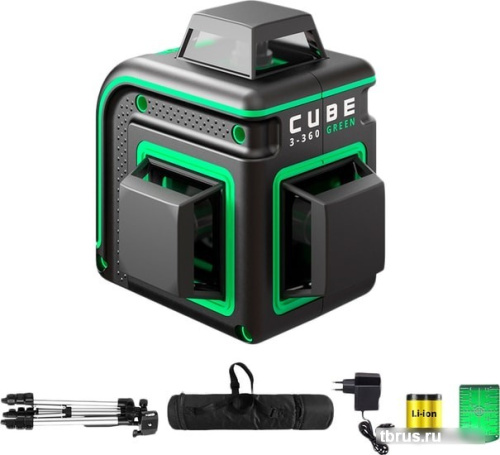 Лазерный нивелир ADA Instruments Cube 3-360 Green Professional Edition А00573 фото 3