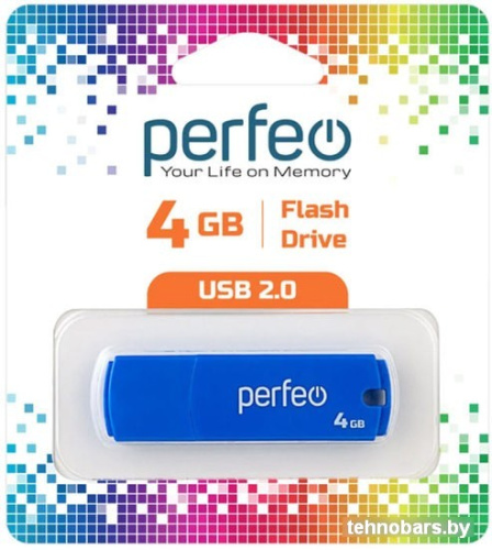USB Flash Perfeo C05 4GB (синий) фото 5
