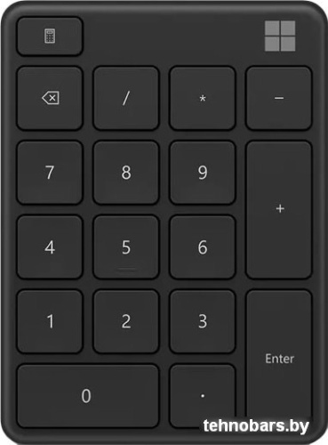 Цифровой блок Microsoft Number Pad (черный) фото 3