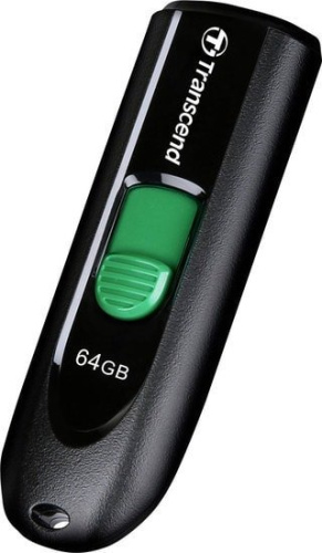 USB Flash Transcend JetFlash 790C 64GB (черный/зеленый) фото 4