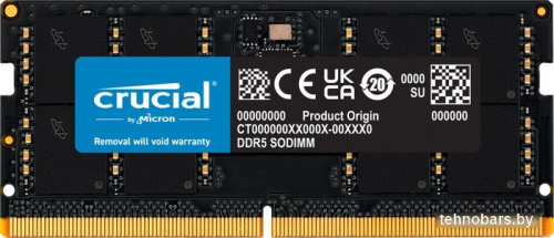 Оперативная память Crucial 32ГБ DDR5 SODIMM 5600 МГц CT32G56C46S5 фото 3