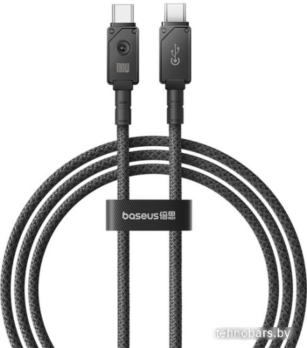 Кабель Baseus Unbreakable Series USB Type-C - USB Type-C (1 м, черный) фото 3