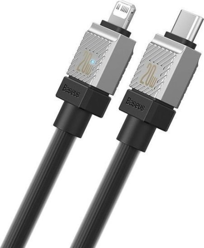 Кабель Baseus CoolPlay Series USB Type-C - Lightning (1 м, черный) фото 4