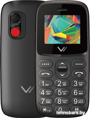 Кнопочный телефон Vertex C323 (черный) фото 3