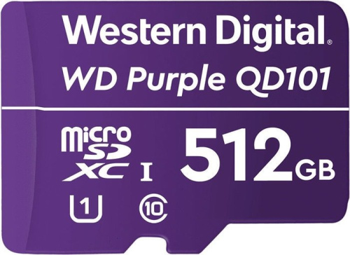 Карта памяти WD Purple SC QD101 microSDXC WDD512G1P0C 512GB