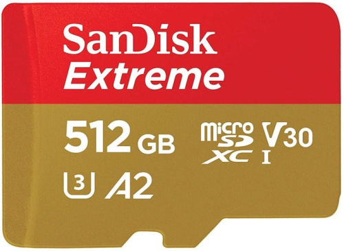 Карта памяти SanDisk Extreme SDSQXA1-512G-GN6MA 512GB (с адаптером) фото 5