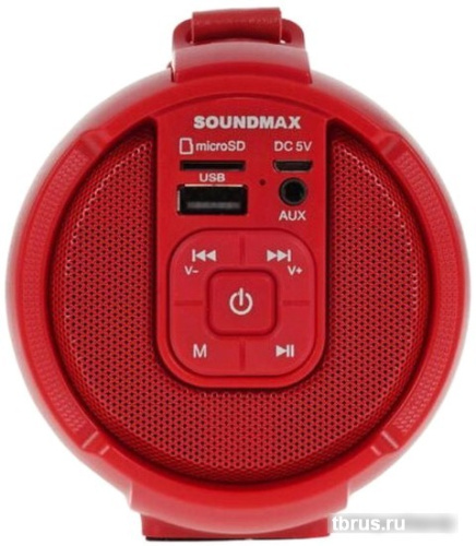 Беспроводная колонка Soundmax SM-PS5020B (красный) фото 6