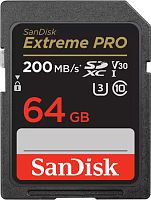 Карта памяти SanDisk Extreme PRO SDXC SDSDXXU-064G-GN4IN 64GB