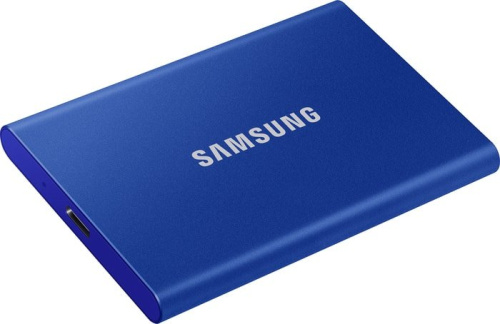 Внешний накопитель Samsung T7 500GB (синий) фото 7