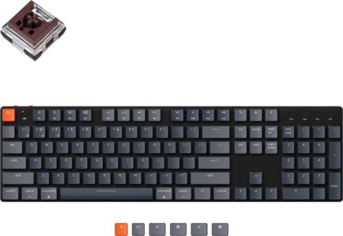 Клавиатура Keychron K5 SE RGB K5SE-E3 (Keychron Low Profile Optical Brown, нет кириллицы)