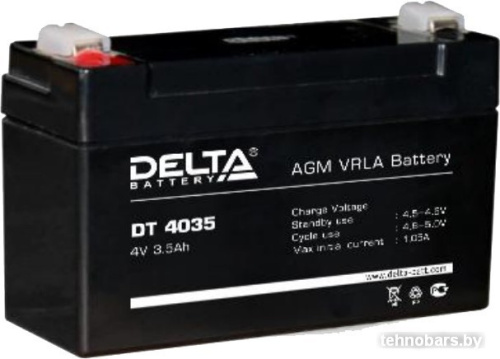 Аккумулятор для ИБП Delta DT 4035 (4В/3.5 А·ч) фото 3