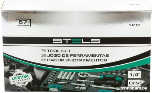 Универсальный набор инструментов Stels 14101 (57 предметов) фото 4