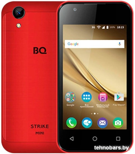 Смартфон BQ-Mobile BQ-4072 Strike Mini (красный) фото 3