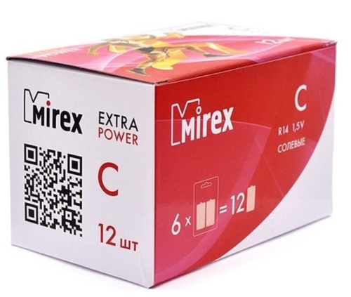 Батарейки Mirex Extra Power C 2 шт 23702-ER14-E2 фото 6