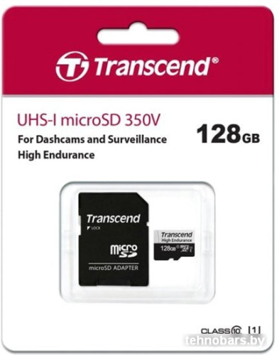 Карта памяти Transcend microSDXC TS128GUSD350V 128GB (с адаптером) фото 5