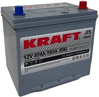 Автомобильный аккумулятор KRAFT KRAFT Asia 65 JR+ (65 А·ч)
