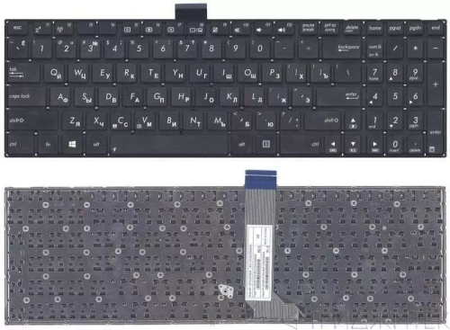 Клавиатура для ноутбука Asus X502, X502CA чёрная