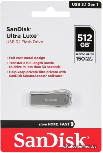 USB Flash SanDisk Ultra Luxe USB 3.1 512GB фото 7