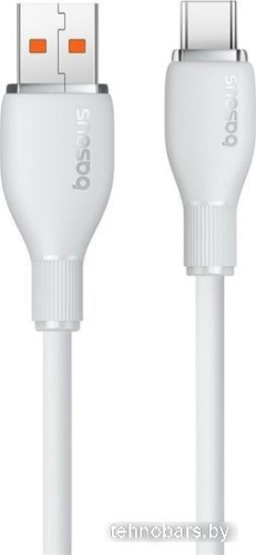 Кабель Baseus Pudding Series USB Type-A - USB Type-C (2 м, белый) фото 4