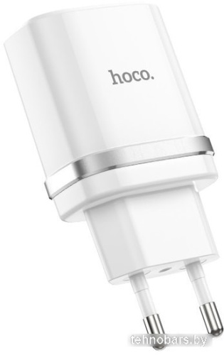 Сетевое зарядное Hoco C12Q Smart (белый) фото 3
