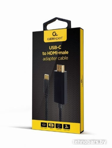 Кабель Cablexpert A-CM-HDMIM-01 USB Type-C - HDMI (2 м, черный) фото 4