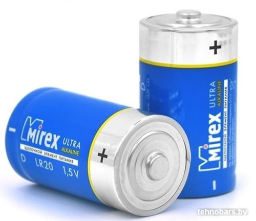 Батарейки Mirex LR20 D Алкалайн 2 шт 23702-LR20-E2 фото 4