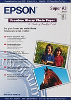 Фотобумага Epson Premium Glossy Photo Paper A3+ 20 листов (C13S041316)