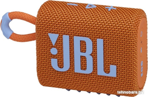 Беспроводная колонка JBL Go 3 (оранжевый) фото 3