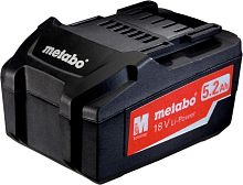 Аккумулятор Metabo 625592000 (18В/5.2 Ah)