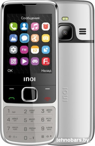 Мобильный телефон Inoi 243 (серебристый) фото 3