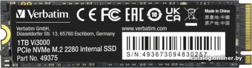 SSD Verbatim Vi3000 1TB 49375 фото 3
