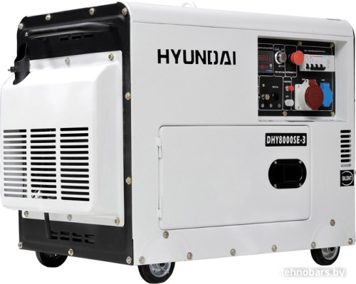Дизельный генератор Hyundai DHY 8000SE-3 фото 5