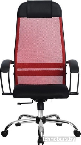 Кресло Metta SU-1-BP Комплект 11, Ch ов/сечен (резиновые ролики, красный) фото 4