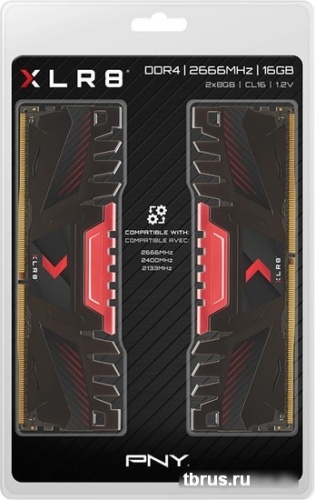Оперативная память PNY XLR8 Gaming 2x8GB DDR4 PC4-21300 MD16GK2D4266616XR фото 6