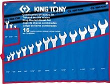 Набор ключей King Tony 1216SRN (16 предметов)