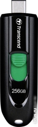 USB Flash Transcend JetFlash 790C 256GB (черный/зеленый) фото 6