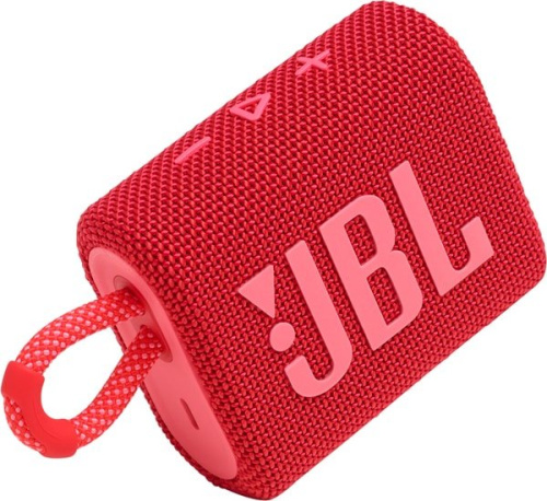 Беспроводная колонка JBL Go 3 (красный) фото 7