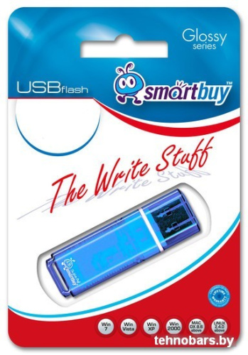 USB Flash Smart Buy Glossy Blue 8GB (SB8GBGS-B) фото 4