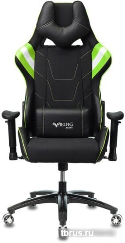 Кресло Бюрократ Viking 4 Aero Green Edition (черный) фото 4