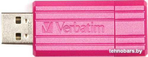 USB Flash Verbatim PinStripe Pink 32GB (49056) фото 5