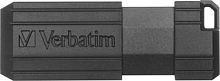 USB Flash Verbatim PinStripe 128GB (черный)